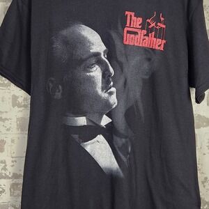 Forever 21 Black The Godfather Graphic Tee with Red Logo